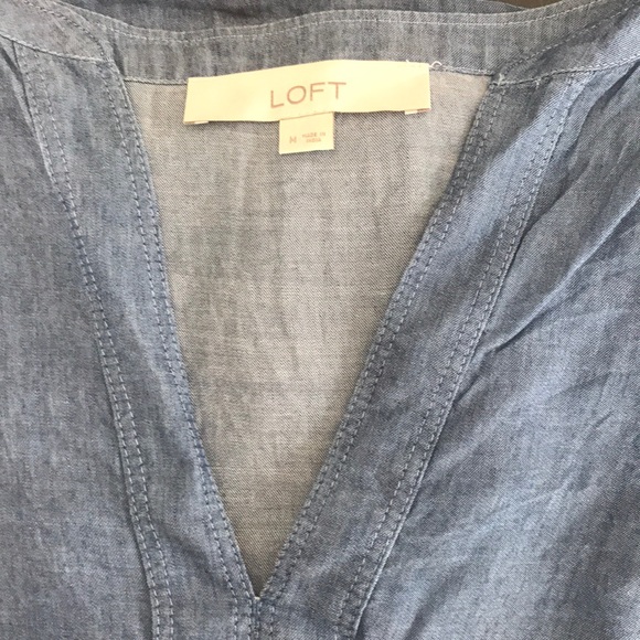 Loft Chambray Long Tunic Medium - Picture 7 of 8